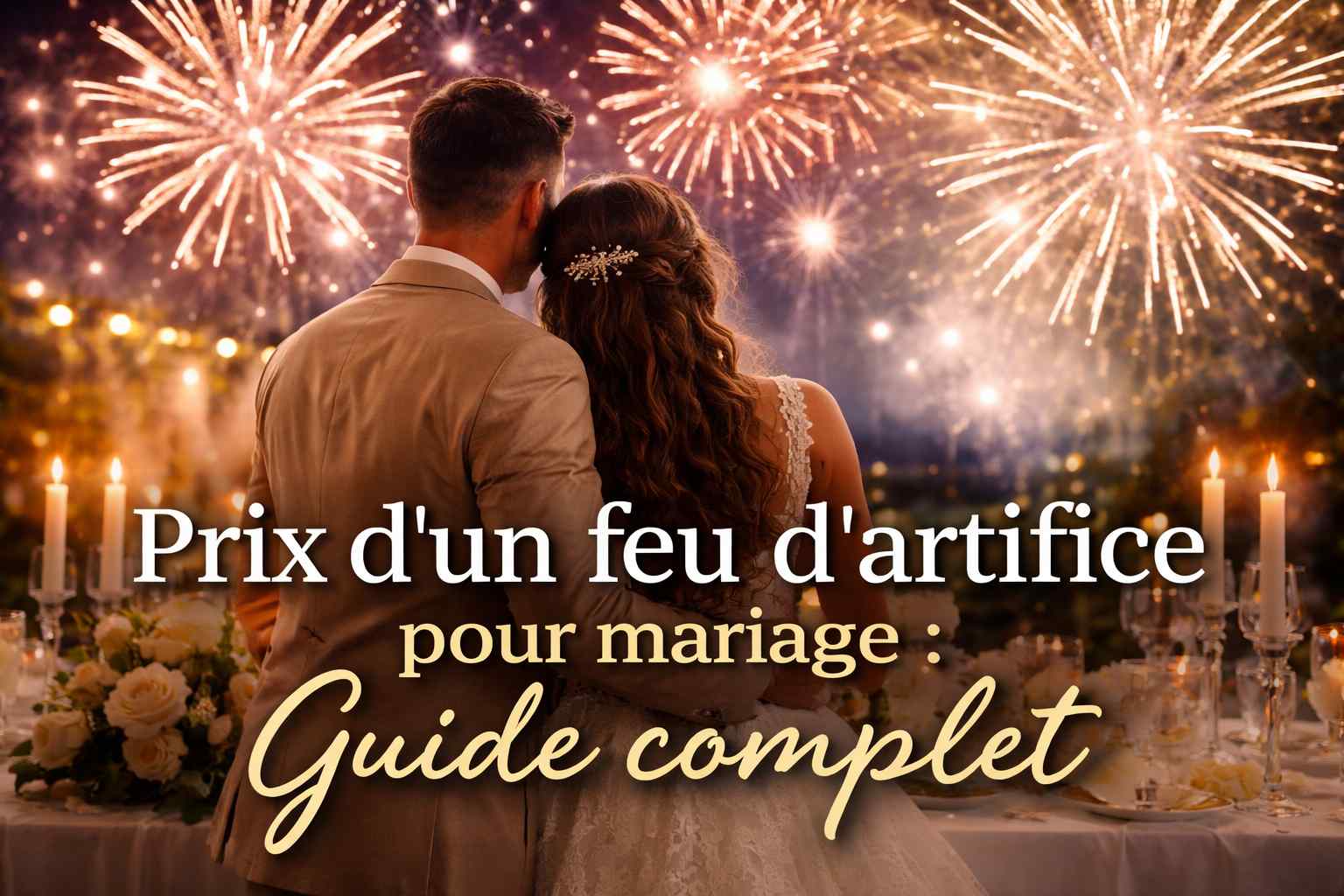 Feu d’artifice mariage