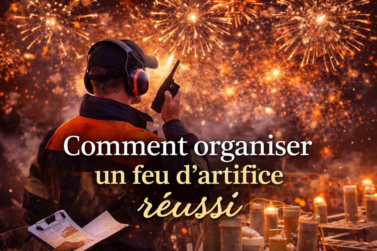 Organisation feu artifice