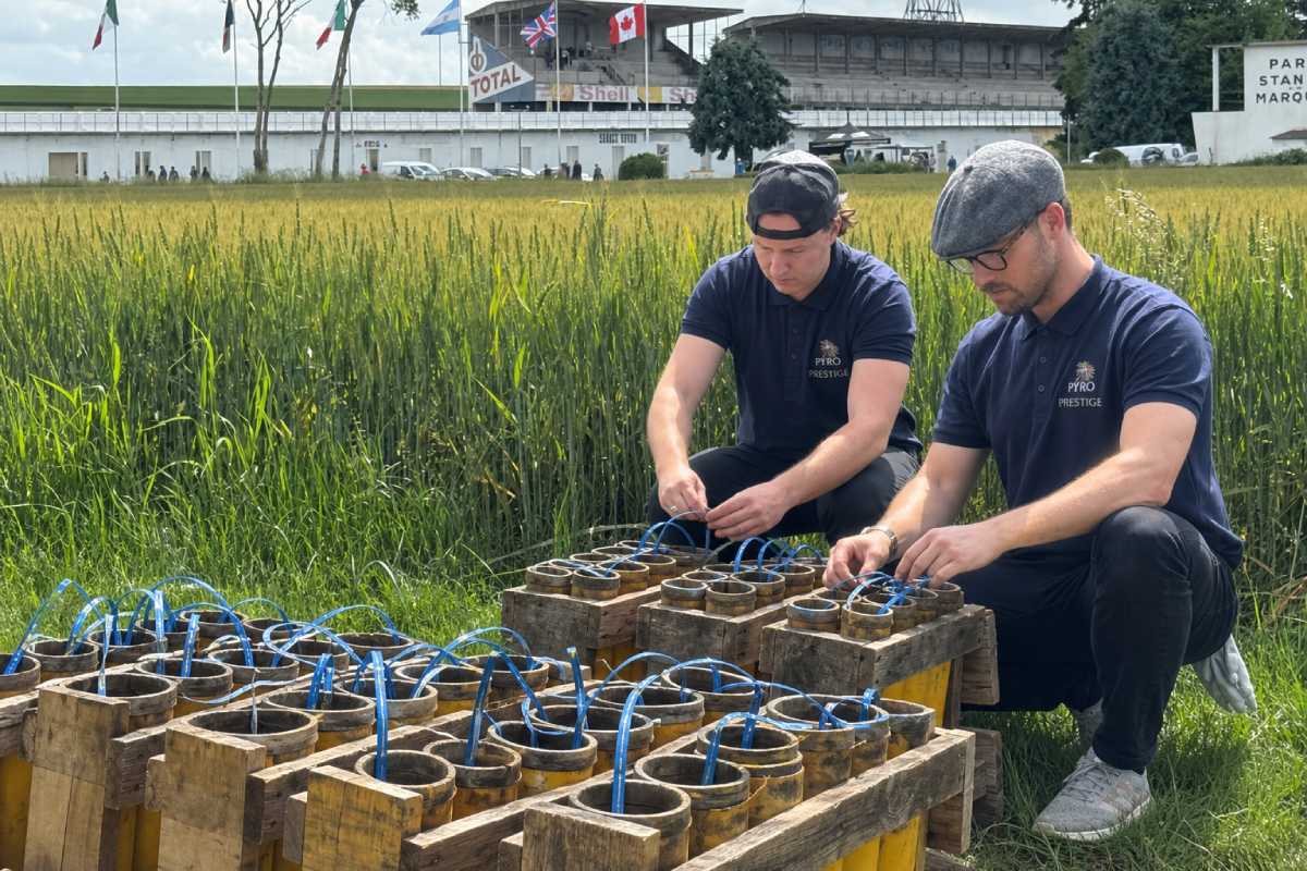 Installation d’un feu d’artifice Pyro Prestige pour l’événement Green de Stars 2026