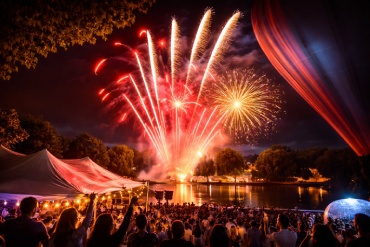 feu d'artifice pour une entreprise